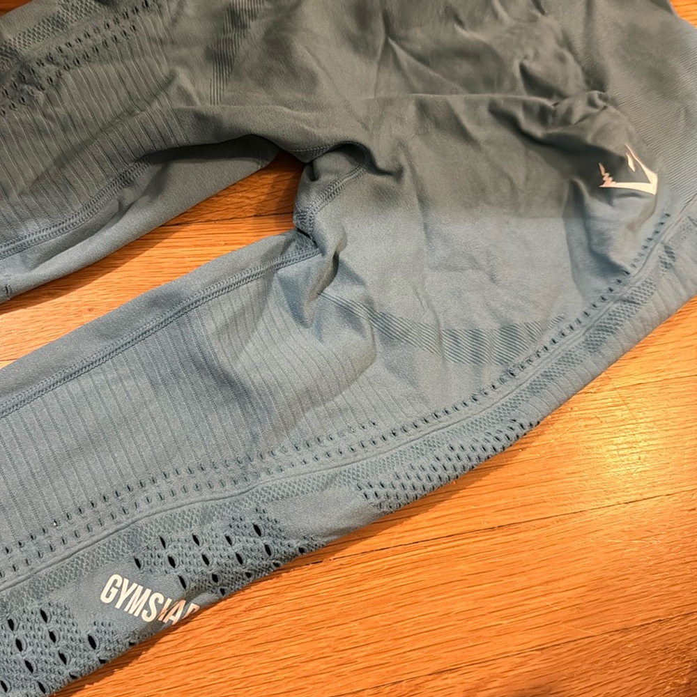 Blue gymshark leggings small